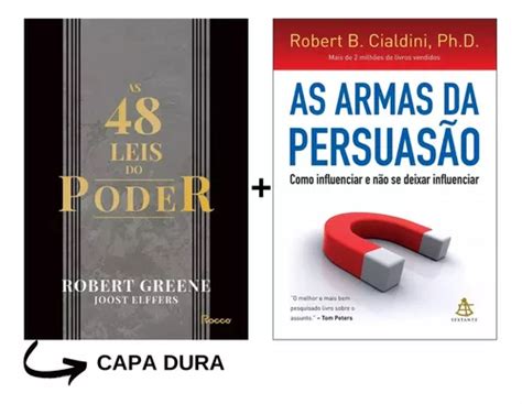 Kit Livro As 48 Leis Do Poder Capa Dura As Armas Da Persuasão