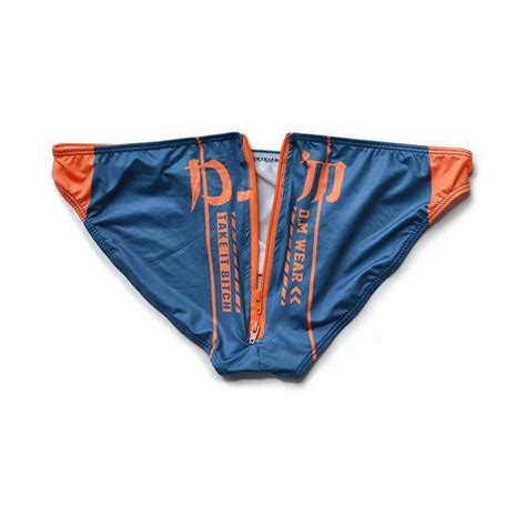 Ropa Interior Sexi Para Hombre Sissy Briefs Gay Zip Men Underwear Sexy Cuecas Letter Printed