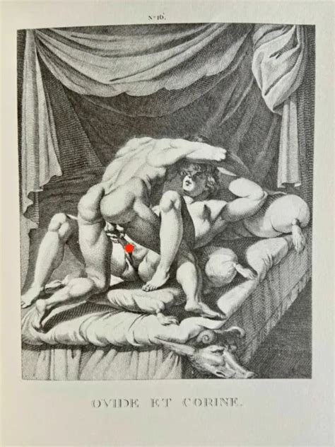 Agostino Carracci Erotic Art Penis Akt Vagina Ovid Corine Antike
