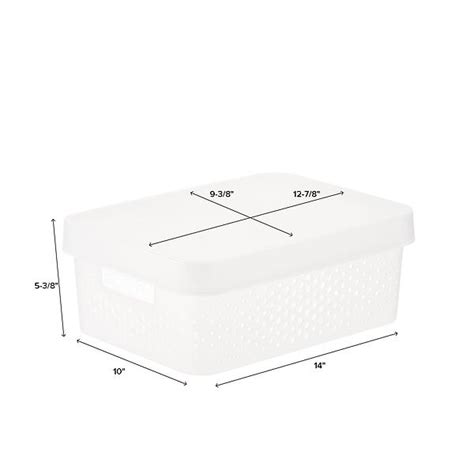 Curver Infinity Plastic Storage Boxes with Lids | The Container Store