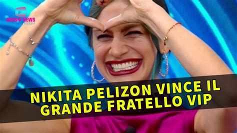 Nikita Pelizon Vince Il Grande Fratello Vip Youtube