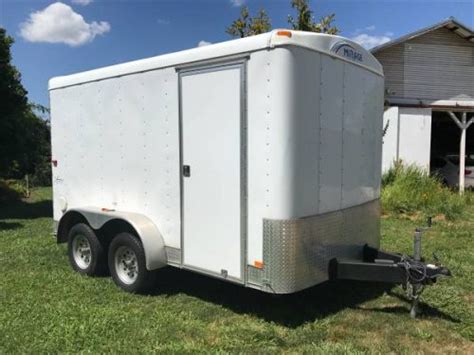 7x12 Mirage Enclosed Motorcycle Cargo Trailer 4100 Sacramento Motorcycle Trailer