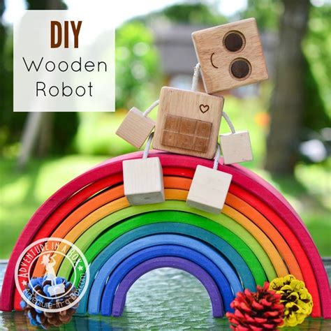 Homemade Wooden Robot