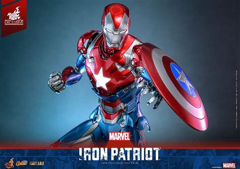 Hot Toys Iron Patriot 1 6th Scale Collectible Figure Sideshow Releases First Look Unboxing