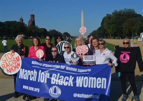 March For Black Women Maryland National Organization For Women