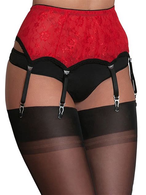 Lsfyszd Women S High Waist Lace Sexy Garter Belt Fashion Solid Color Adjustable Sexy Lingerie