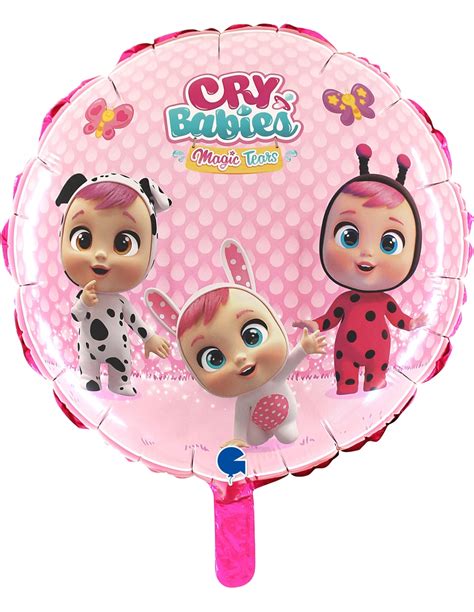 Globo De Helio Bebe Llorones Redondo Cm