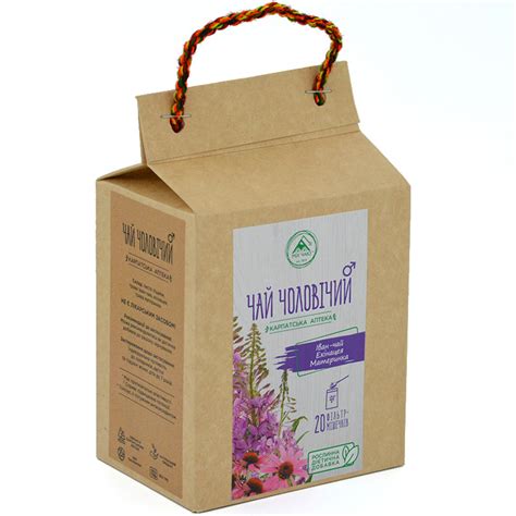 Купить мужской чай, натуральный. Карпатский сбор трав