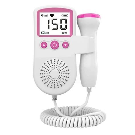 Sonar Fetal Doppler Batimentos Cardiacos Ultrassom Bebe Led C PHON