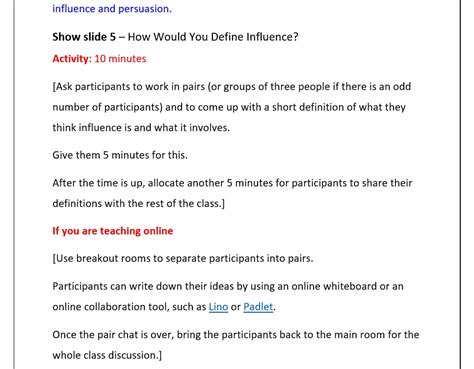 Influencing Skills Training Course Materials Buy And Download
