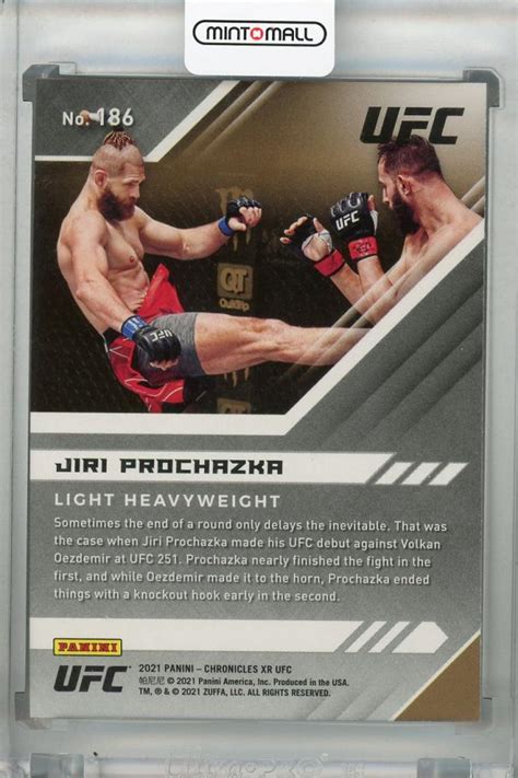 ミントモール MINT 浦和店 2021 Panini Chronicles UFC Jiri Prochazka Base XR