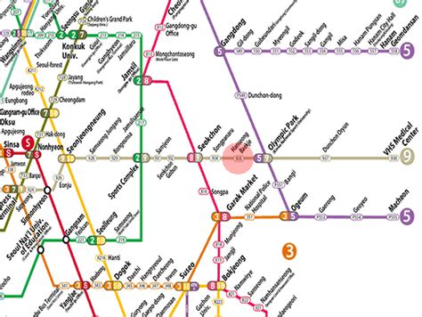 Hanseong Baekje station map - Seoul subway