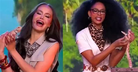 Miss Universe Latina mở show thi bắt chuột thằn lằn rắn dân tình bức xúc Showbiz 24h Giải
