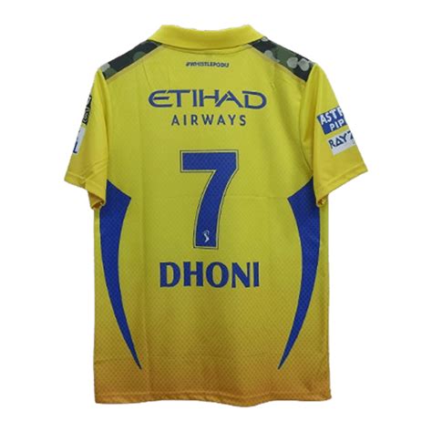 chennai super kings  ms dhoni jersey ipl jersey cyberried store