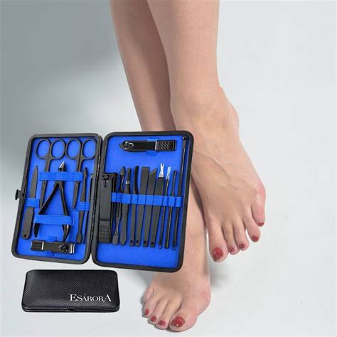 18 In 1 Stainless Steel Pedicure Kit Precision Grooming Mastery