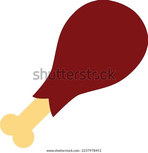 Leg Piece Vector Chicken Leg Piece Stock Vector (Royalty Free) 2237978451 | Shutterstock