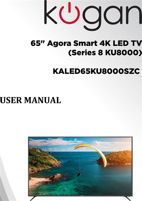 Kogan 65 Agora Smart 4k Led Tv Series 8 Ku8000 Kaled65ku8000szc A