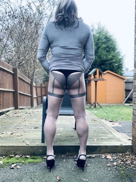 Kelly Cd Having A Horny Carpark Wank Grey Velvet Dress Xhamster