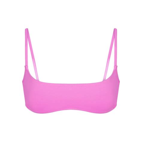 SKIMS Swim Skims Micro Scoop Bikini Top Poshmark