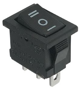 Заказать Переключатель KCD1-103-2 (KCD-1) ON-OFF-ON 6A 220V 3pin без ...