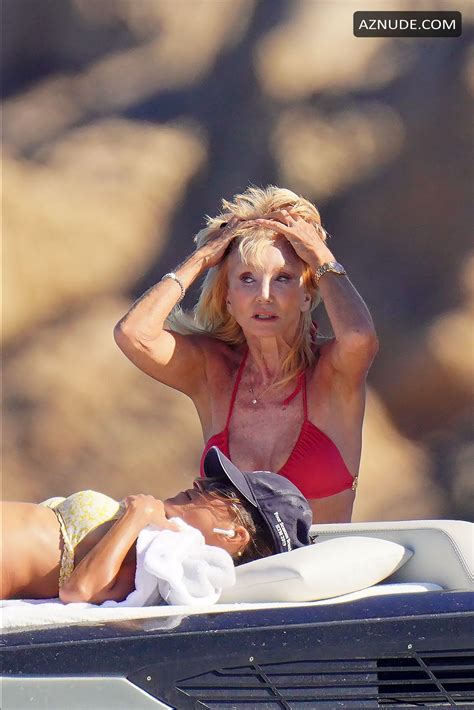 Susie Vanner Looks Amazing In A Red Bikini During Holidays In St Tropez AZNude
