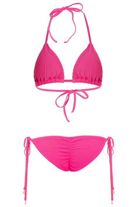 Fuchsia Sand Tie Bikini Oleaje Swimwear