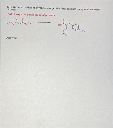 Solved Propose An Efficient Synthesis To Get The Final Chegg