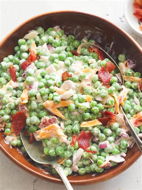 Pea Salad Quick And Easy Immaculate Bites Sides Pea Salad Side