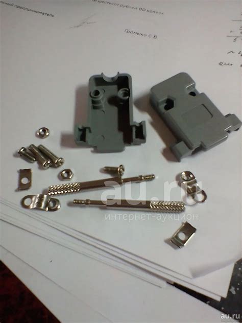 корпус DPT- 9C для разъёма D-SUB 9pin с удлиненным винтом, пластик ...