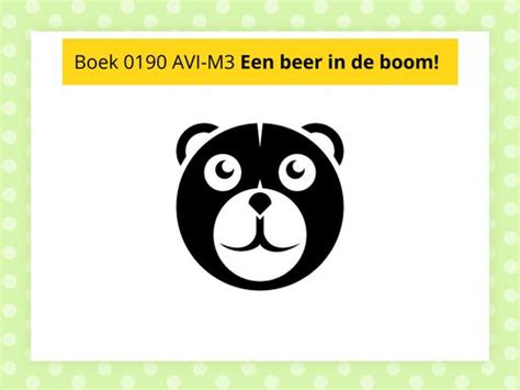 Book Creator Boek 0190 AVI M3 Een Beer In De Boom