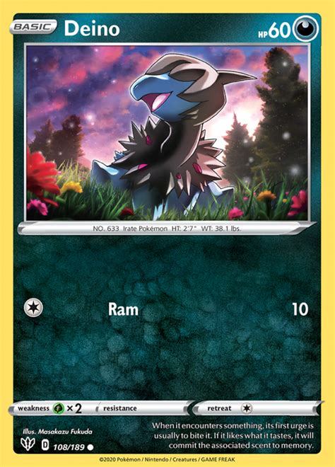 Deino Darkness Ablaze Common Pokemon Tcg Digitaltq