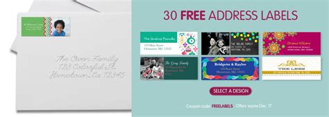 30 Free Address Labels AND 40% Off Your Entire Holiday Order! - Enza's ...