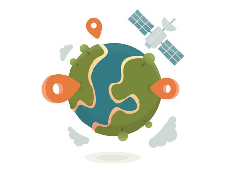 Geospatial Services Illustration By Marina Reznik On Dribbble