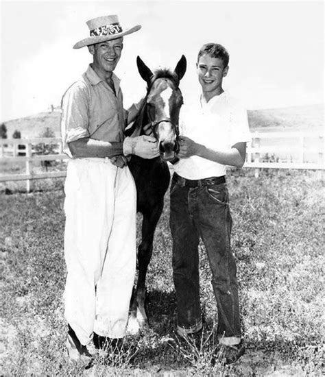 Fred Astaire Horsing Around With His Son Fred Jr Old Movie Stars