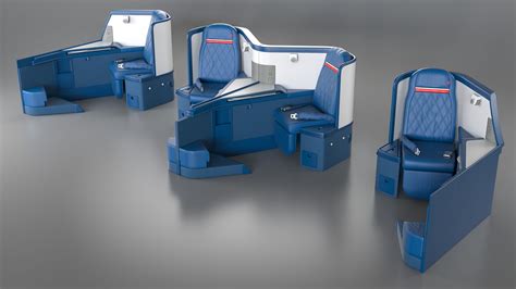 Delta Air Lines Airbus A330-300 Business Class Seats Set 3D Model $99 ...
