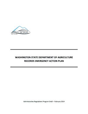 Fillable Online Wsdot Wa Feb Wsda Records Emergency Action