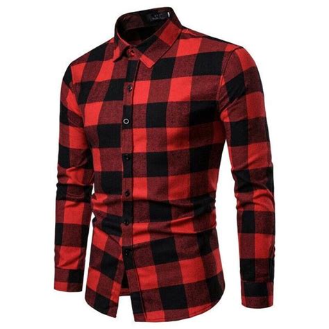 Camisa Masculina Flanela Xadrez Manga Longa Sob Medida Elo