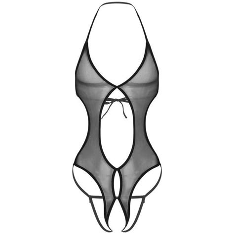 YIZYIF Body String Sexy Homme Ouvert Coquine Lingerie Combinaison Transparente Sissy Bodysuit