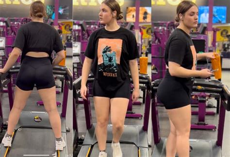 Gym Babe With THICK Thunder Thighs Gets Capped On The Treadmill Candid Best Premium