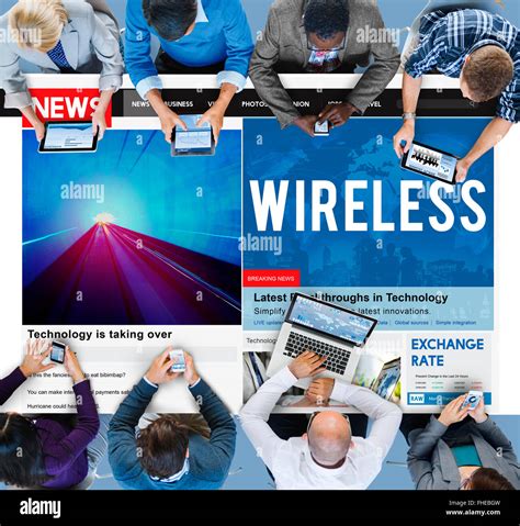 Wireless Connection Communication Modem Spot Concept Stock Photo Alamy