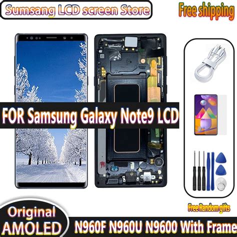 Pantalla T Ctil Lcd Para Samsung Galaxy Note 9 Montaje De Digitalizador