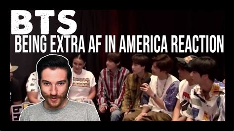 Bts Being Extra Af In America Reaction Road Map Updates Bts Road