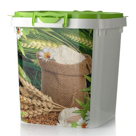 Емкость для муки и сахара, объем 25 л (цвет в ассортименте) арт. M2336 ...