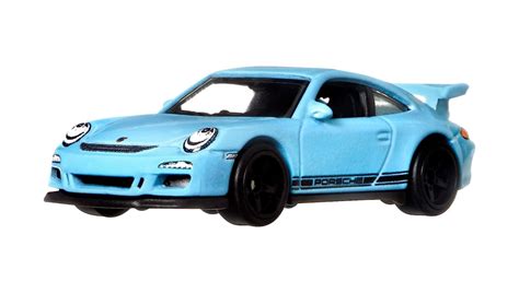 Машинка Premium Hot Wheels Porsche GT RS Deutschland Design HCJ Light Blue купити
