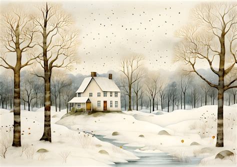 Solve Winter Farmhouse Resizable To Pieces Jigsaw Puzzle Online