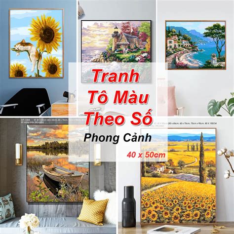 Mua Tranh T M U Theo S Tranh S N D U S Ho Phong C Nh T Ng H P C C M U Hot Trend Gi R
