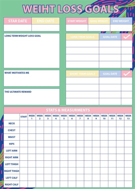 Food Journal For Weight Loss - 10 Free PDF Printables | Printablee