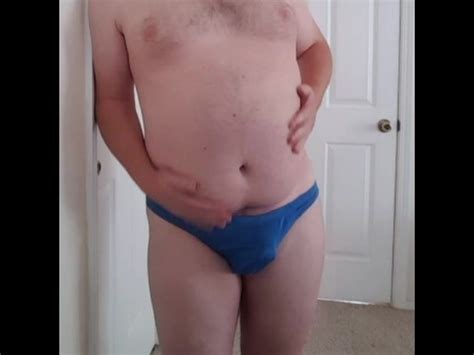 Oso Gordito Grueso En Ropa Interior De Bikini Azul Xhamster