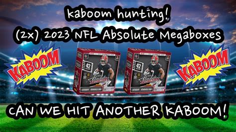 KABOOM HUNTING 2023 NFL ABSOLUTE MEGABOX REVIEW YouTube