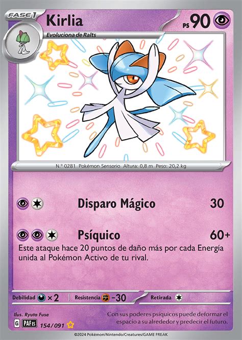 Kirlia 154 245 Destinos de Paldea Trading Card Game Pokémon